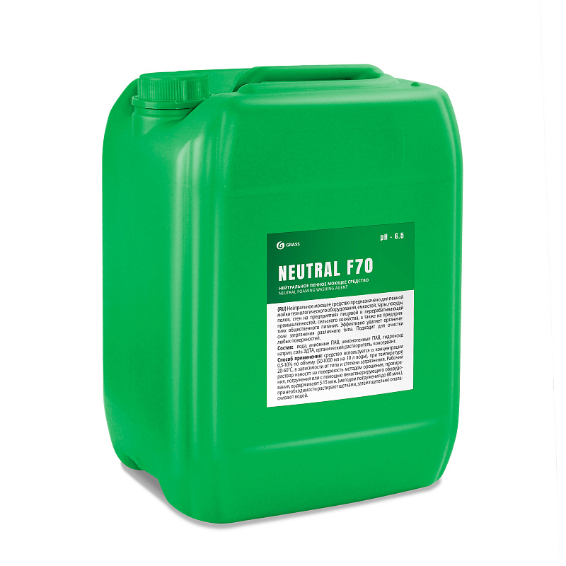 Нейтральное пенное моющее средство NEUTRAL F 70 (канистра 19 л)