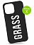 Чехол черный GRASS iPhone X