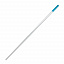 Ручка для держателя мопов, 130 см, d=22 мм, алюминий, синий